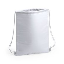 Mochila saco nevera con interior isotermo Blanco