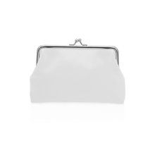 Monedero PVC Retro con Forro Interior Blanco