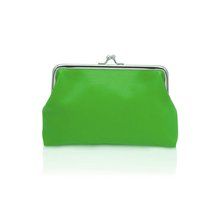 Monedero PVC Retro con Forro Interior Verde