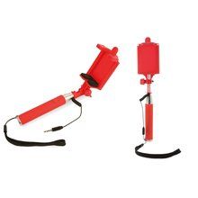 Monopod Selfie 15cm Rojo