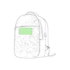 Mochila antirobo con protección de seguridad RFID y salida USB | Frontal bajo la cremallera