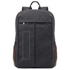 Mochila Canvas para Ordenador 15'' y Trolley | Frontal Izquierdo