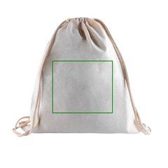 Mochila Cuerdas Algodón 140gr/m2 | Frontal