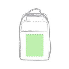 Mochila ergonómica  en nylon para portátil de 15" | Debajo de la cremallera | 150 x 180