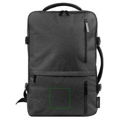 Mochila impermeable RPET | Frontal inferior | 90 x 90