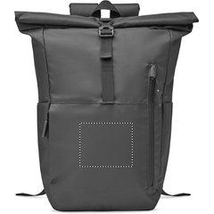 Mochila Rolltop RPET 300D 15'' | Bolsillo Frontal