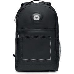 Mochila RPET 600D con Luz COB | POCKET SCREEN