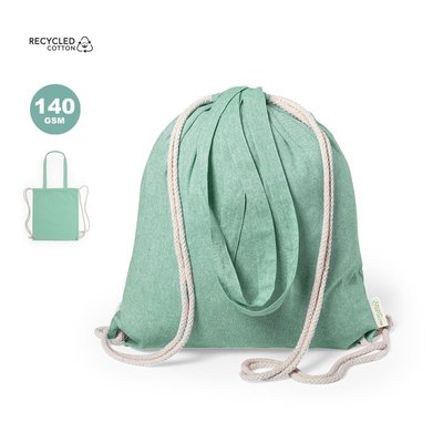 Mochila de Algodón Reciclado con asas