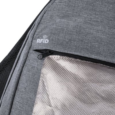 Mochila antirobo con protección de seguridad RFID y salida USB