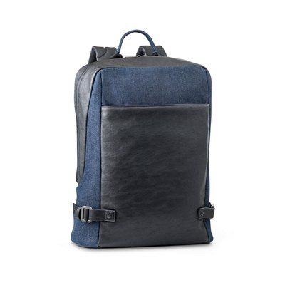 Mochila Antirrobo 15L Denim/Negro Azul Marino