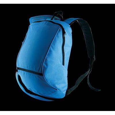 Mochila con bolsillo interior y frontal Aqua Blue