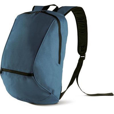 Mochila con bolsillo interior y frontal Azul