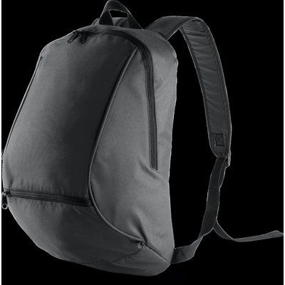 Mochila con bolsillo interior y frontal DARK GREY