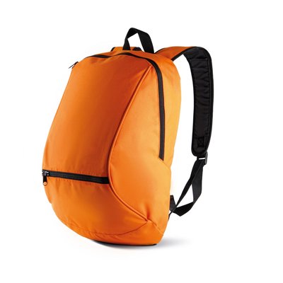 Mochila con bolsillo interior y frontal Naranja