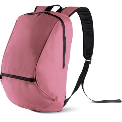 Mochila con bolsillo interior y frontal Rosa