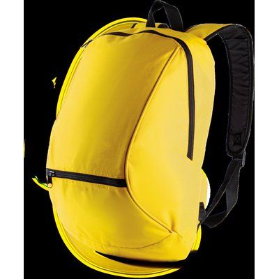 Mochila con bolsillo interior y frontal Yellow