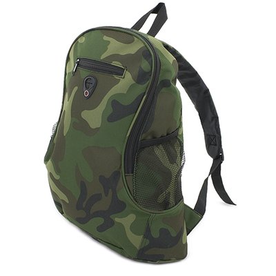 Mochila camuflaje con salida de auriculares CM