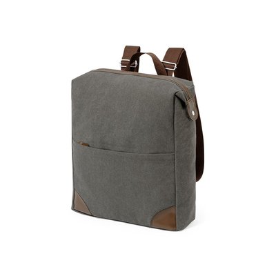 Mochila Canvas con Polipiel 475g/m2 