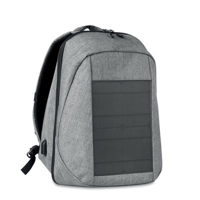 Mochila Carga Solar USB Portátil 13'' Negro