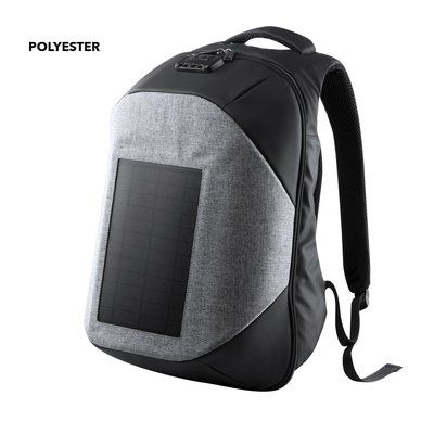 Mochila con cargador solar y salida USB para portátil 15 pulgadas y tablet 