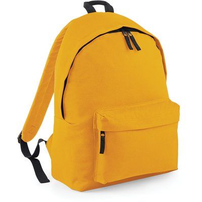 Mochila clásica de diseño atemporal. Mustard