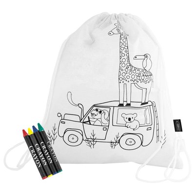 Mochila para colorear con pinturas