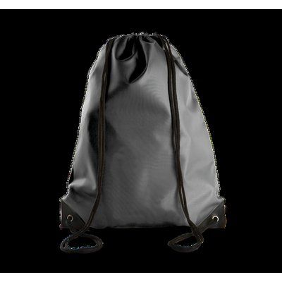 Mochila con cordones y esquinas reforzadas DARK GREY