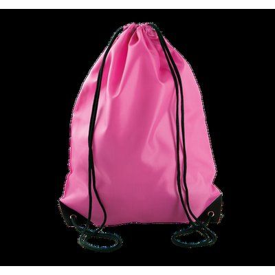 Mochila con cordones y esquinas reforzadas Fluorescent Fuchsia