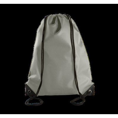 Mochila con cordones y esquinas reforzadas Light Grey