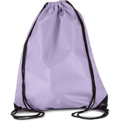 Mochila con cordones y esquinas reforzadas Light Violet