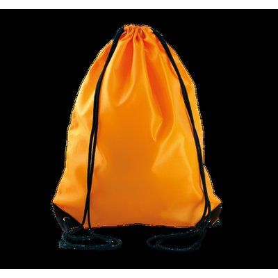 Mochila con cordones y esquinas reforzadas Orange