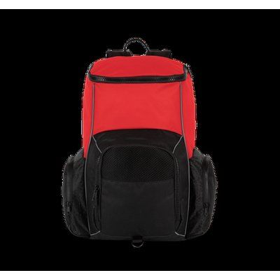 Mochila de deporte con portaobjetos impermeable Red / Black