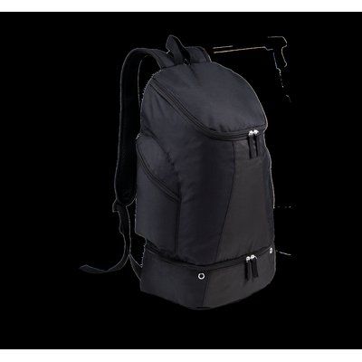 Mochila deportiva con compartimento para zapatos Black