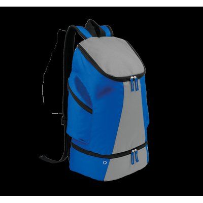 Mochila deportiva con compartimento para zapatos Royal Blue / Light Grey