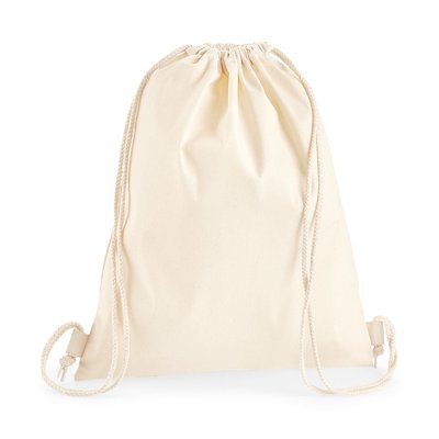 Mochila gimnasio algodón Beige