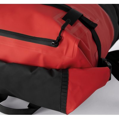 Mochila impermeable con correas de compresión