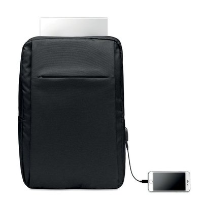 Mochila Laptop 16" Poliéster con USB