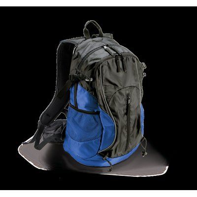 Mochila multi-deportes senderismo en ripstop Black / Royal Blue