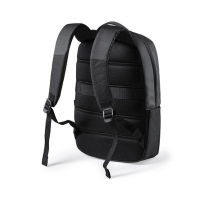 Mochila Negra Acolchada Portátil 15 Negro