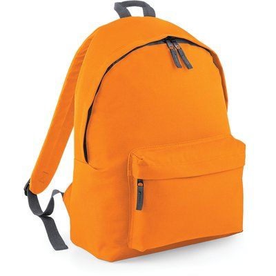 Mochila niños poliéster 600D Orange / Graphite Grey