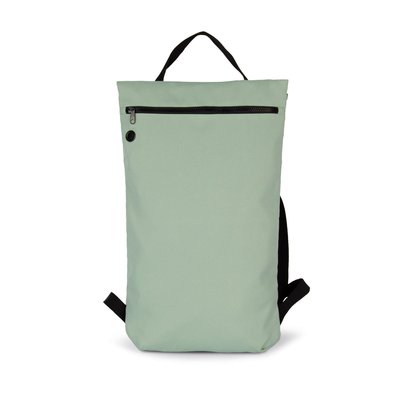 Mochila plana urbana reciclada Verde