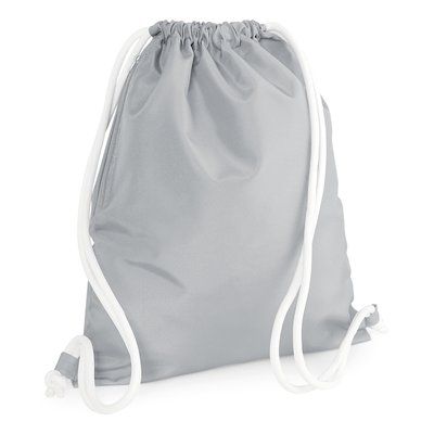 Mochila polieste rcon cordón Light Grey