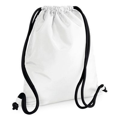 Mochila polieste rcon cordón White / Black