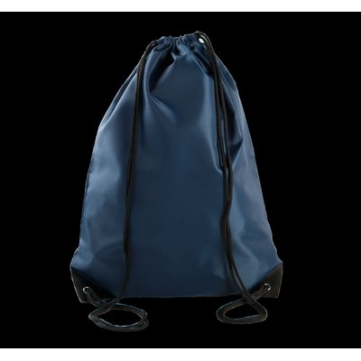 Mochila  de poliéster con cordones Azul