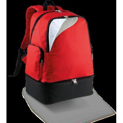 Mochila con porta zapatos Red / White / Light Grey