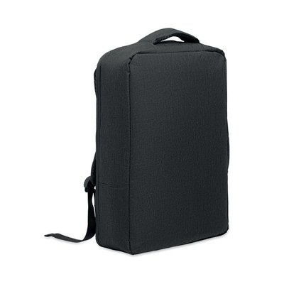 Mochila portátil 15 pulgadas con bolsillos internos Negro