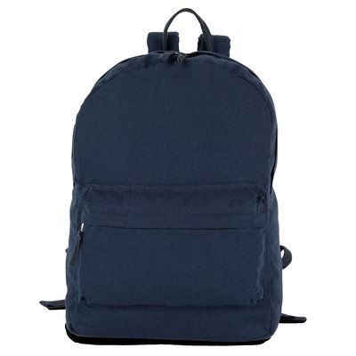 Mochila reciclada con bolsillo delantero Navy Jhoot