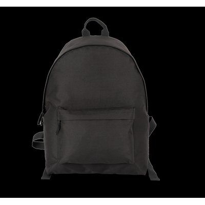 Mochila reciclada con bolsillo frontal Black