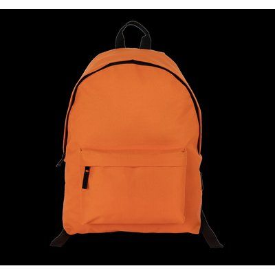 Mochila reciclada con bolsillo frontal Orange Zest