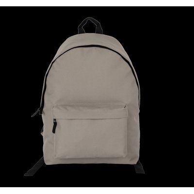 Mochila reciclada con bolsillo frontal Taupe